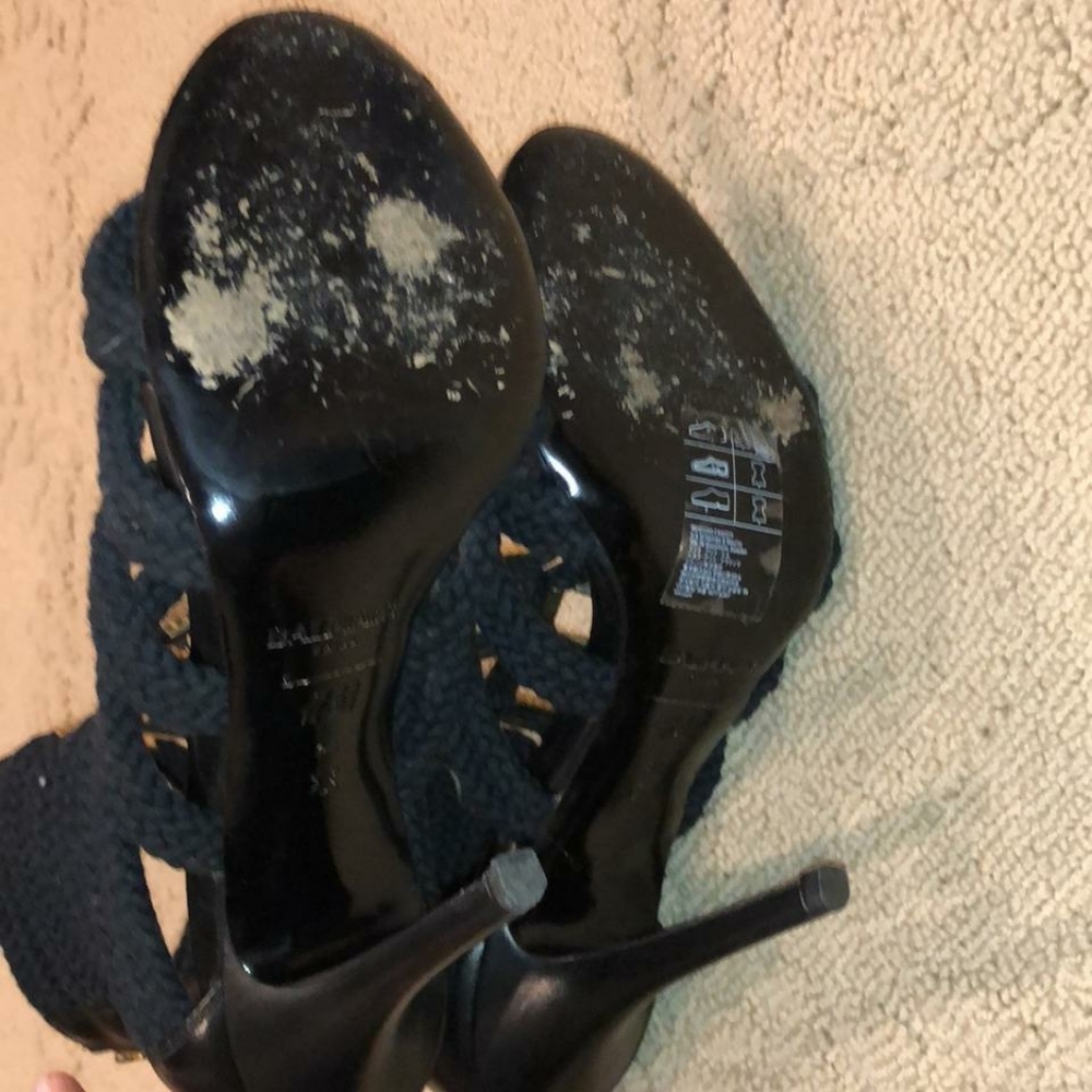 BALMAIN X H&M ROPE GLADIATOR HEELS (SIZE 41) - Picture 4 of 6
